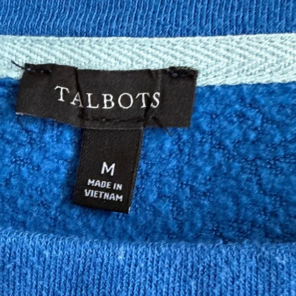 Talbots Blue Sweatshirt - Picture 2 of 5
